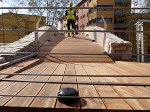 El pont del Dimoni de Santa Eugènia de Ter. Visita de final d'obra