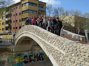 El pont del Dimoni de Santa Eugènia de Ter. Visita de final d'obra