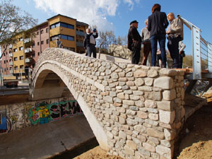 El pont del Dimoni de Santa Eugènia de Ter. Visita de final d'obra