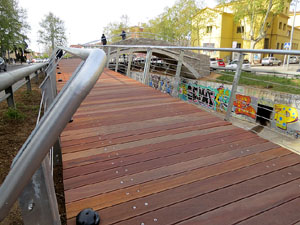 El pont del Dimoni de Santa Eugènia de Ter. Visita de final d'obra