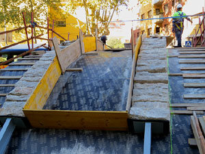 Procés de reconstrucció del pont del Dimoni de Santa Eugènia de Ter