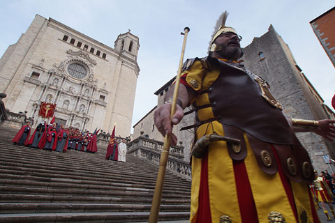 Sortida per lliurar el Penó. Dimecres Sant 2019