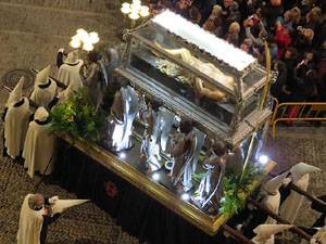 Setmana Santa 2019 a Girona. Divendres Sant. La process&oacute; del Sant Enterrament