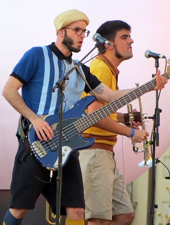 Oques Grasses, en un moment de l'actuaci&oacute;