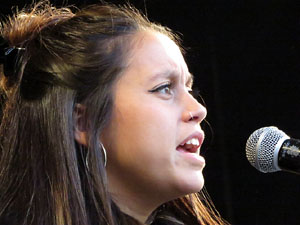 Festival A Cappella 2019. Actuaci&oacute; de 4GAMI a la pla&ccedil;a de la Independ&egrave;ncia