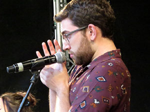 Festival A Cappella 2019. Actuaci&oacute; de 4GAMI a la pla&ccedil;a de la Independ&egrave;ncia