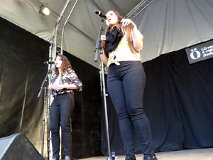 Festival A Cappella 2019. Actuaci&oacute; de 4GAMI a la pla&ccedil;a de la Independ&egrave;ncia