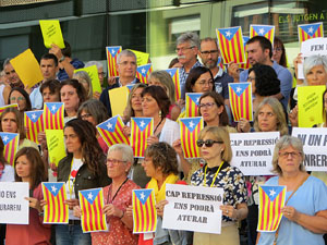 Actes a Girona en commemoració de l'1-O