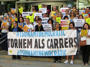 Actes a Girona en commemoració de l'1-O