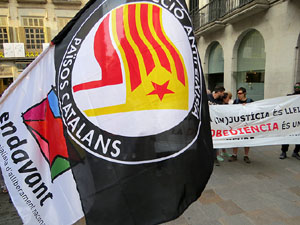 Concentració a la plaça del Vi per la independència i la llibertat dels presos polítics