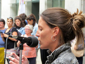 Concentració a la plaça del Vi per la independència i la llibertat dels presos polítics