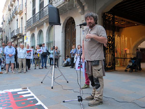 Concentraci&oacute; a la pla&ccedil;a del Vi per la independ&egrave;ncia i la llibertat dels presos pol&iacute;tics