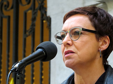 Concentració per la llibertat dels presos polítics a la plaça del Vi