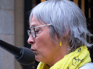 Concentració a la plaça del Vi per la independència i la llibertat dels presos polítics