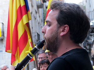 Concentraci&oacute; a la pla&ccedil;a del Vi per la independ&egrave;ncia i la llibertat dels presos pol&iacute;tics