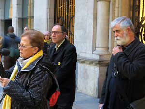 Concentració a la plaça del Vi per la independència i la llibertat dels presos polítics