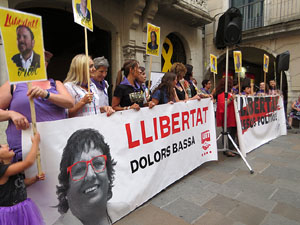 Concentració a la plaça del Vi per la independència i la llibertat dels presos polítics