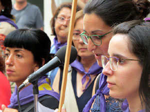 Concentració a la plaça del Vi per la independència i la llibertat dels presos polítics