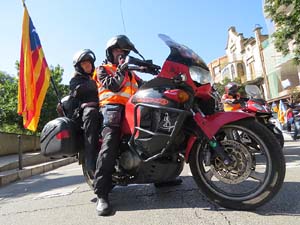 Concentraci&oacute; de Motards Independentistes per commemorar el II Memorial de l'1-O