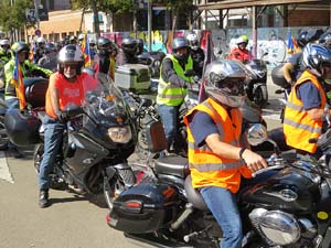 Concentraci&oacute; de Motards Independentistes per commemorar el II Memorial de l'1-O