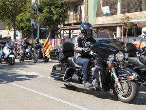 Concentraci&oacute; de Motards Independentistes per commemorar el II Memorial de l'1-O