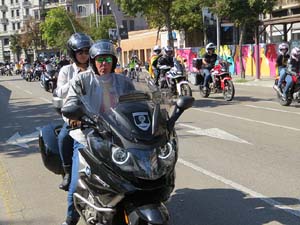 Concentraci&oacute; de Motards Independentistes per commemorar el II Memorial de l'1-O