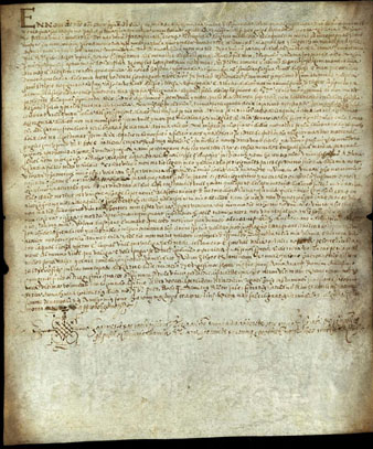 26 de juny de 1584. Testament de Paula Vives, esposa de Bernat Vives, paraire de Girona, Deixa diners per a la celebració de misses a Sant Feliu i a laltar privilegiat de la Mare de Déu dels Socors del monestir del Carme