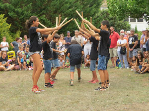 Festa Major de Sant Daniel 2019 - Danses i salutacions al monestir de Sant Daniel