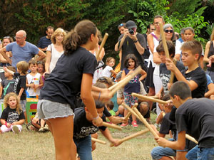 Festa Major de Sant Daniel 2019 - Danses i salutacions al monestir de Sant Daniel