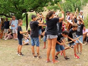 Festa Major de Sant Daniel 2019 - Danses i salutacions al monestir de Sant Daniel