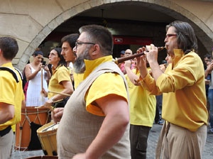 Arribada de la Flama del Canig&oacute; 2019 a la pla&ccedil;a del Vi