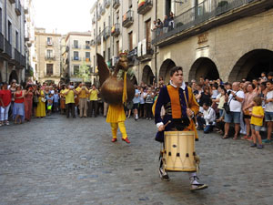 Arribada de la Flama del Canig&oacute; 2019 a la pla&ccedil;a del Vi