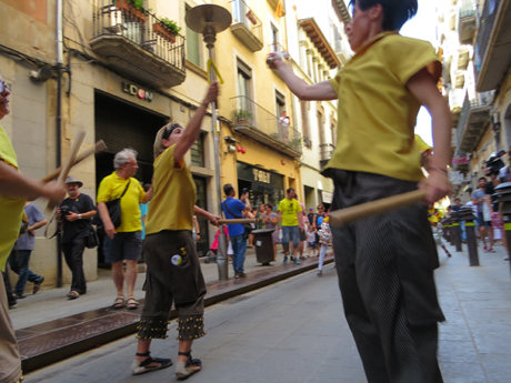 Cercavila de la Flama del Canigó 2019 fins la plaça del Vi