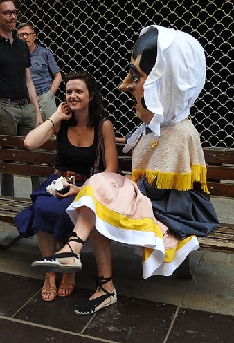 Arribada de la Flama del Canigó 2019 a Girona