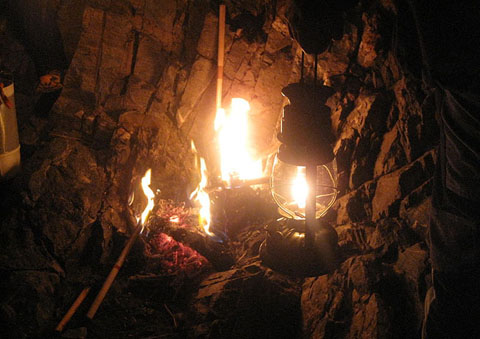 Encesa de la Flama al cim del Canigó