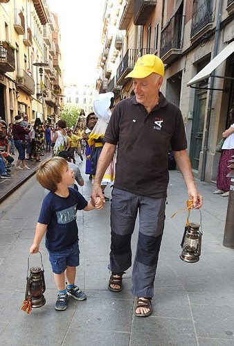 Arribada de la Flama del Canigó 2019 a Girona