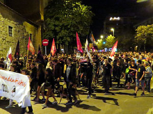 Manifestaci&oacute; per la llibertat dels nou CRD's detinguts a Sabadell i altres poblacions