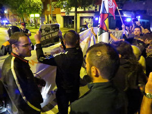 Manifestaci&oacute; per la llibertat dels nou CRD's detinguts a Sabadell i altres poblacions