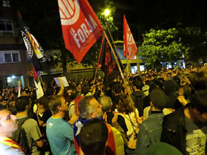 Manifestaci&oacute; per la llibertat dels nou CRD's detinguts a Sabadell i altres poblacions