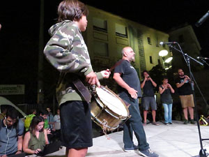 Marxa de Torxes de Girona per commemorar l'1-O