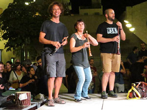 Marxa de Torxes de Girona per commemorar l'1-O
