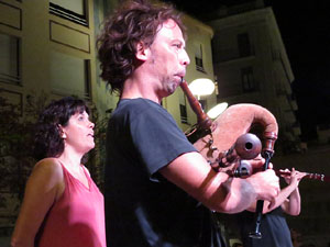 Marxa de Torxes de Girona per commemorar l'1-O