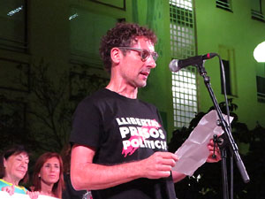 Marxa de Torxes de Girona per commemorar l'1-O