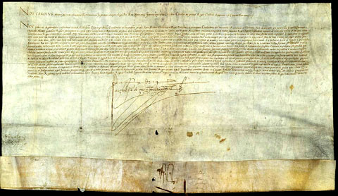 2 d'agost de 1536. Disposició donada per Fabrique de Portugal, arquebisbe de Saragossa, conseller reial i lloctinent general del Principat de Catalunya, en nom del rei Carles I i a petició dels jurats de la ciutat de Girona, per tal que els oficials reials facin complir un privilegi reial donat a Montsó el 19 de desembre de 1533 en el qual estableix que no es pugui vendre peix a cap lloc de fora de la ciutat de Girona llevat de Celrà, Medinyà, Riudellots de la Creu, Sant Gregori, Bescanó, Aiguaviva, Riudellots de la Selva i la capella dOrriols, sota pena de 50 lliures