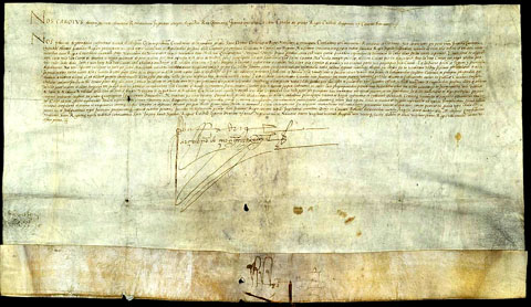 2 d'agost de 1536. Disposici&oacute; donada per Fabrique de Portugal, arquebisbe de Saragossa, conseller reial i lloctinent general del Principat de Catalunya, en nom del rei Carles I i a petici&oacute; dels jurats de la ciutat de Girona, per tal que els oficials reials facin complir un privilegi reial donat a Monts&oacute; el 19 de desembre de 1533 en el qual estableix que no es pugui vendre peix a cap lloc de fora de la ciutat de Girona llevat de Celr&agrave;, Mediny&agrave;, Riudellots de la Creu, Sant Gregori, Bescan&oacute;, Aiguaviva, Riudellots de la Selva i la capella d�Orriols, sota pena de 50 lliures