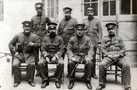 Retrat de grup dels municipals de Girona. 1920