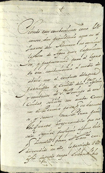El lloctinent Jordi de Hessen-Darmstadt, landgravi de Hessen, als jurats de la ciutat de Girona. Atesa la manca daigua que té la caserna dels alemanys, els comunica que el Capítol i el convent de Sant Domènec li han concedit permís per obrir més el seu conducte, sempre que això no els causi cap perjudici i les obres vagin a càrrec de la ciutat. 13 de setembre de 1699