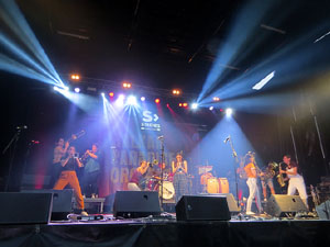 Festival Strenes 2019. Concert de Balkan Paradise Orchestra a la pla&ccedil;a Catalunya dins la programaci&oacute; de la Festa Major de l'Strenes