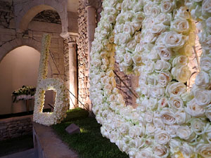 Temps de Flors 2019. Instal·lacions i decoracions florals als diversos espais dels Banys Àrabs