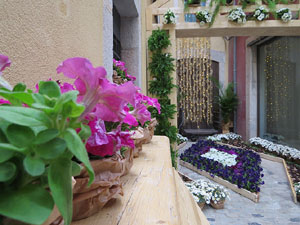 Temps de Flors 2019. Instal&middot;lacions i muntatges florals a la Pla&ccedil;a del Bell-lloc, Travessia de l'Auriga